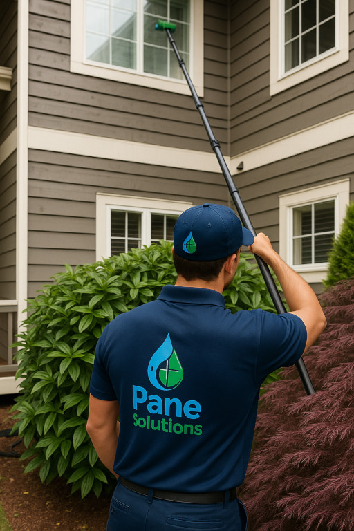 Window cleaner using deionized water
